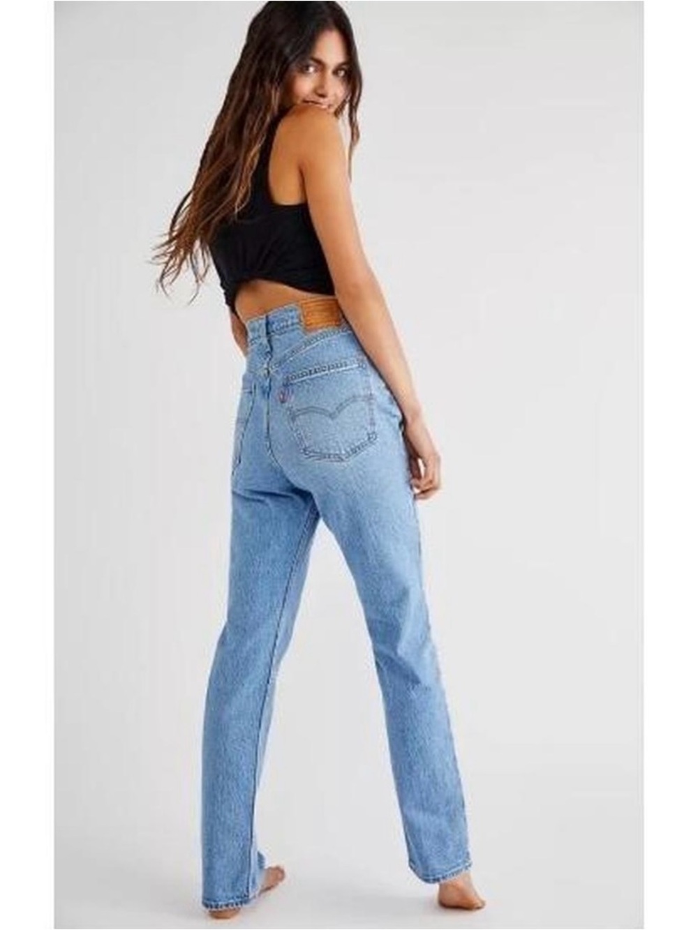 Levi's Women's Light Wash Straight Leg Jeans